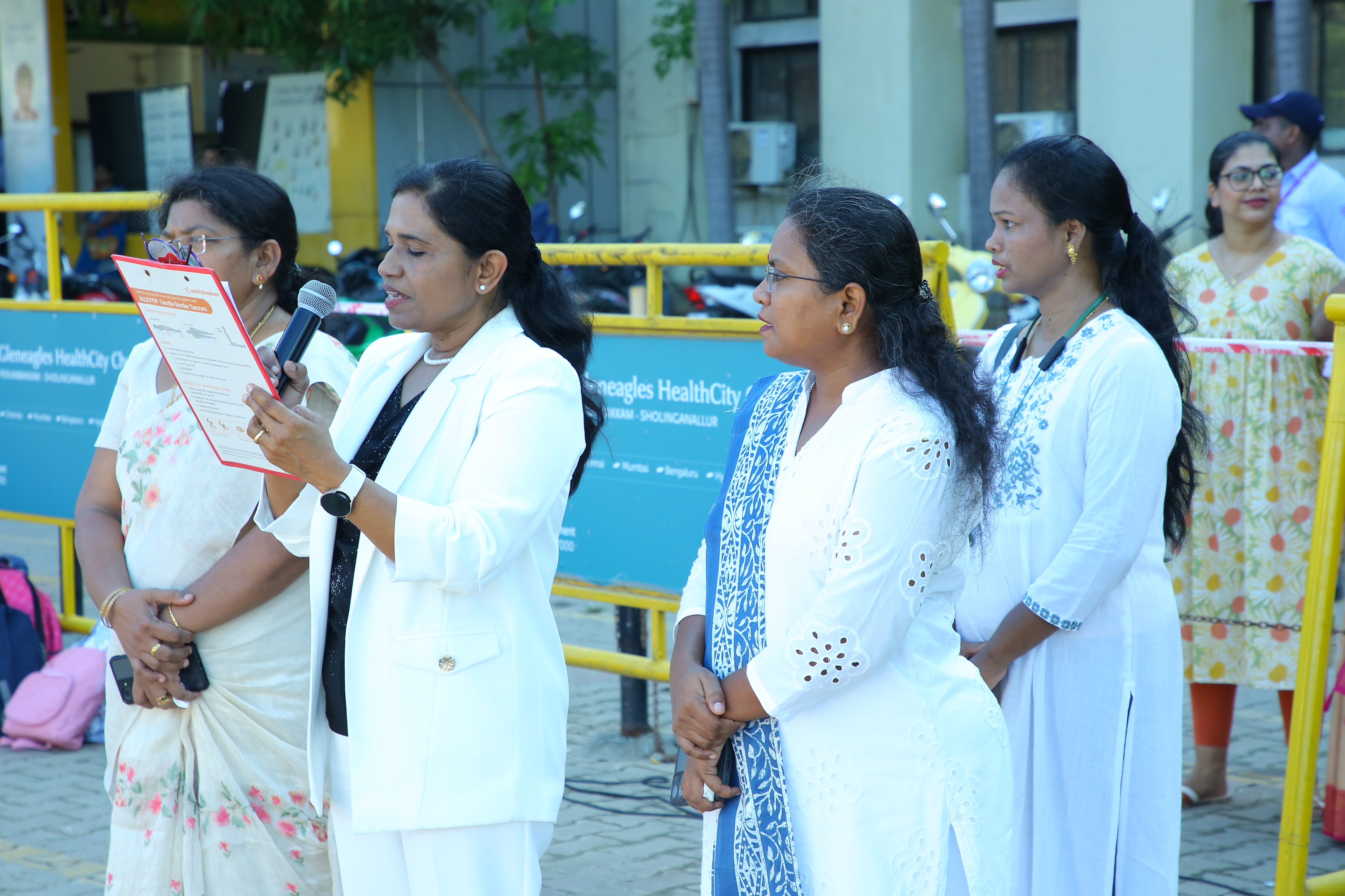 WORLD RECORD FOR HUMAN CHAIN FORMATION ON THE THEME OF “OUR NURSES, OUR FUTURE: THE ECONOMIC POWER OF CARE” WITH 2500 NURSES TAKING A UNIFIED OATH.