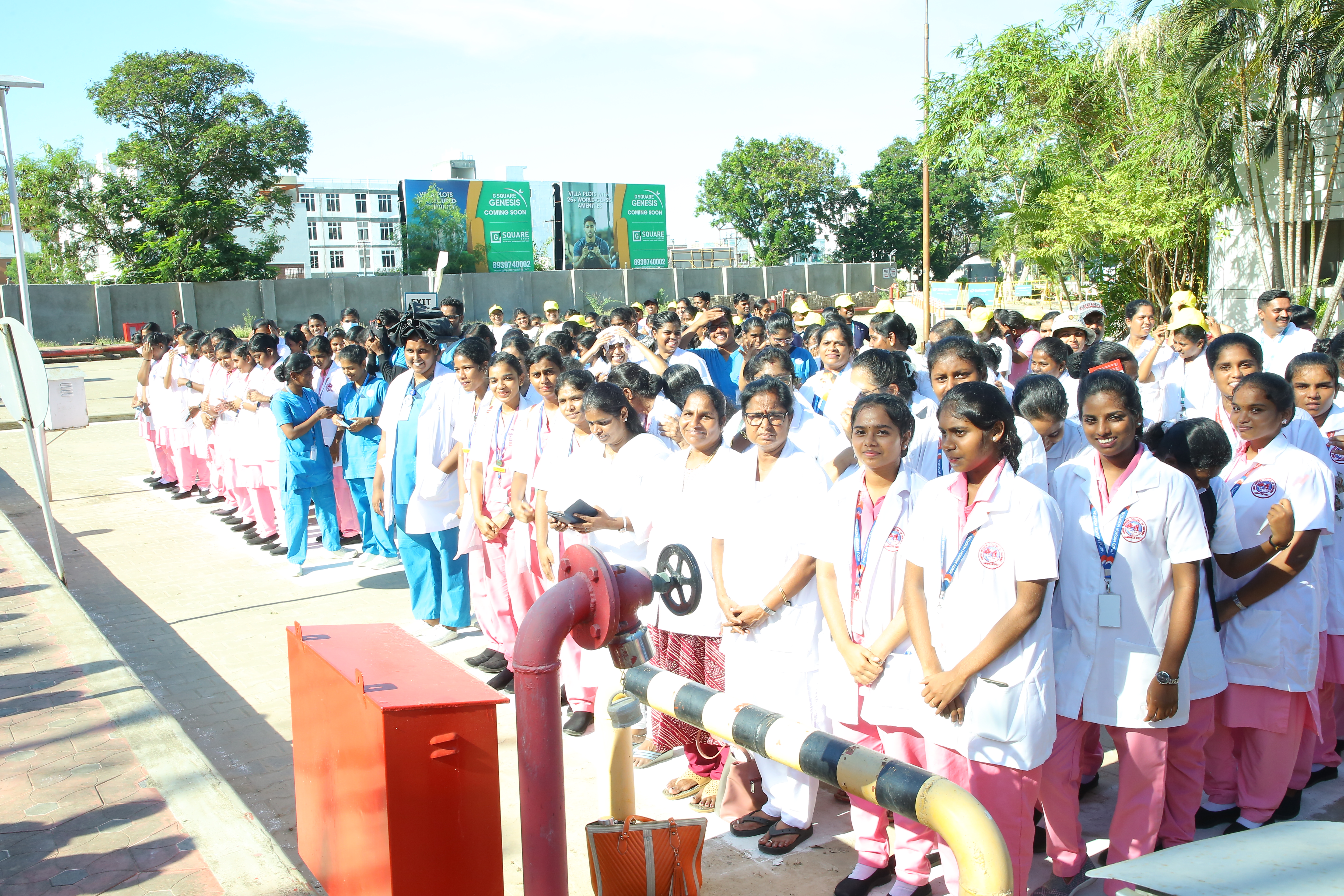 WORLD RECORD FOR HUMAN CHAIN FORMATION ON THE THEME OF “OUR NURSES, OUR FUTURE: THE ECONOMIC POWER OF CARE” WITH 2500 NURSES TAKING A UNIFIED OATH.